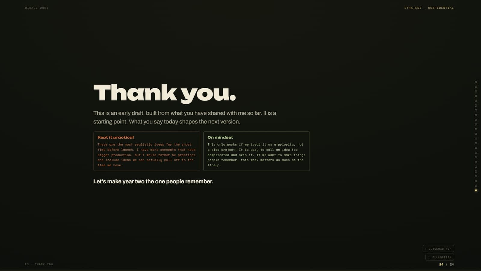 Slide de cierre: gracias
